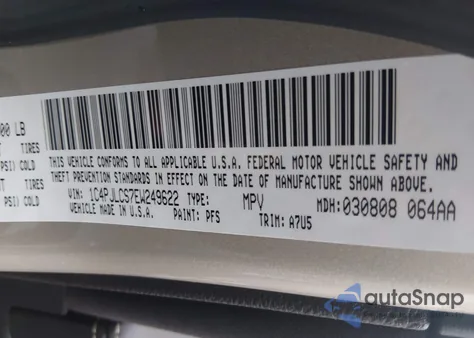 2014 Jeep Cherokee Latitude z USA, uszkodzony, nr VIN 1C4PJLCS7EW249622